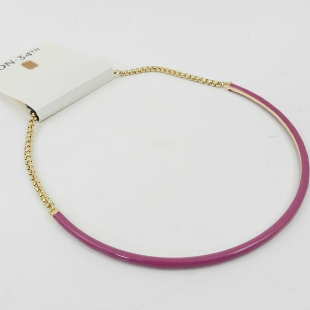 On 34th Pink Mixed Chain Necklace - Picture 5 of 8